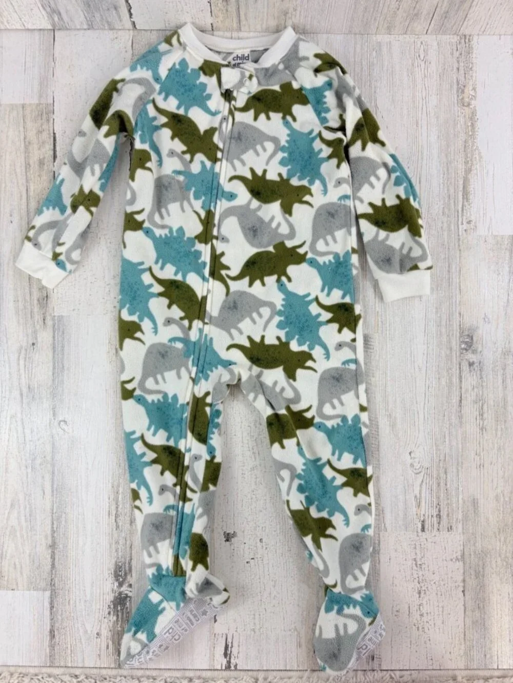 Carter's Sz 2T Lot of 6 Footed Pajama Sleeper Fleece
